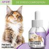 Pheromone Calming Diffuser Refill 2 Pack for Cats with Long Lasting Relax Effect Enhanced Formula of Anxiety Relief Stress Prevention for Pets Diffuse